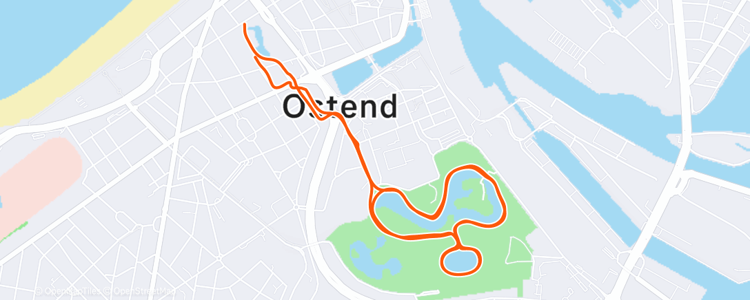 Карта физической активности (Lunch Run)