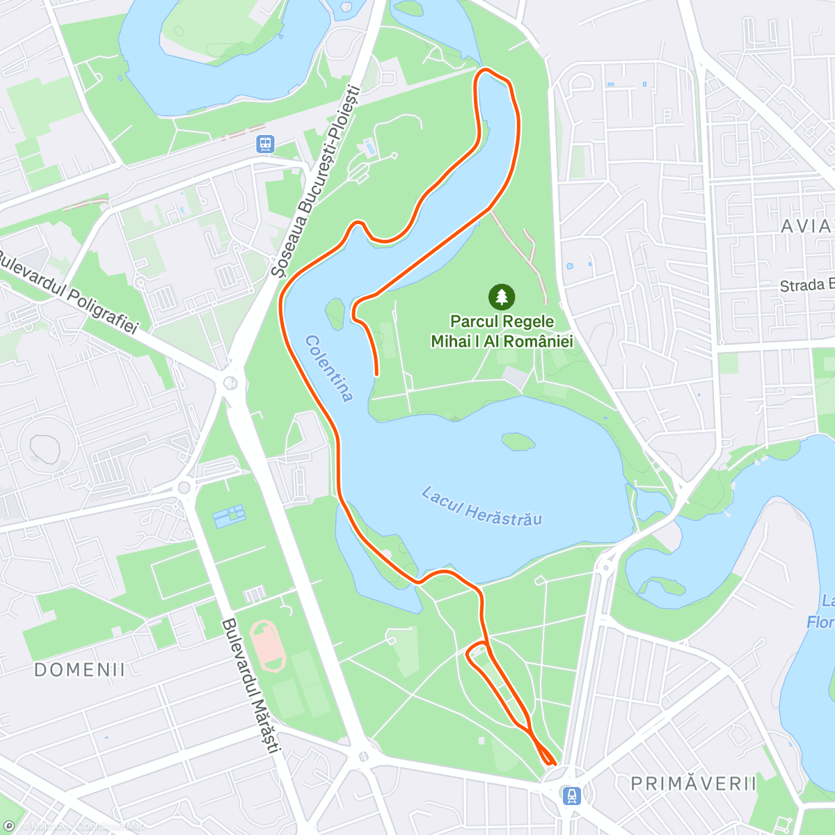 Karte der Aktivität „Lunch Run”