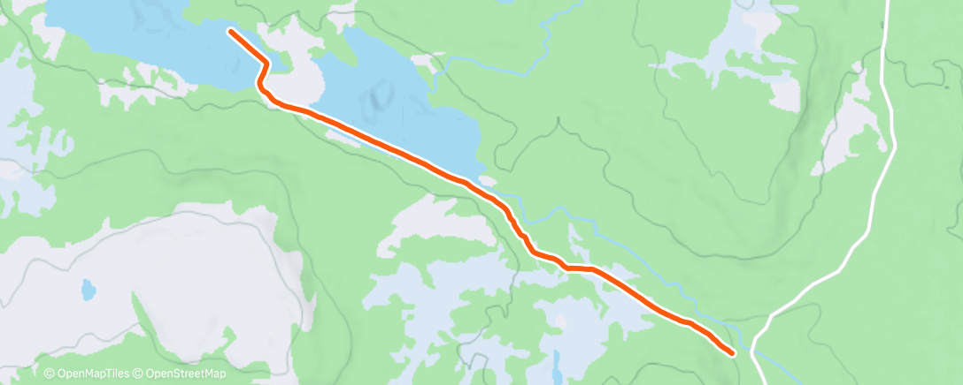 Map of the activity, Djupsnøtur te høtta 🤪