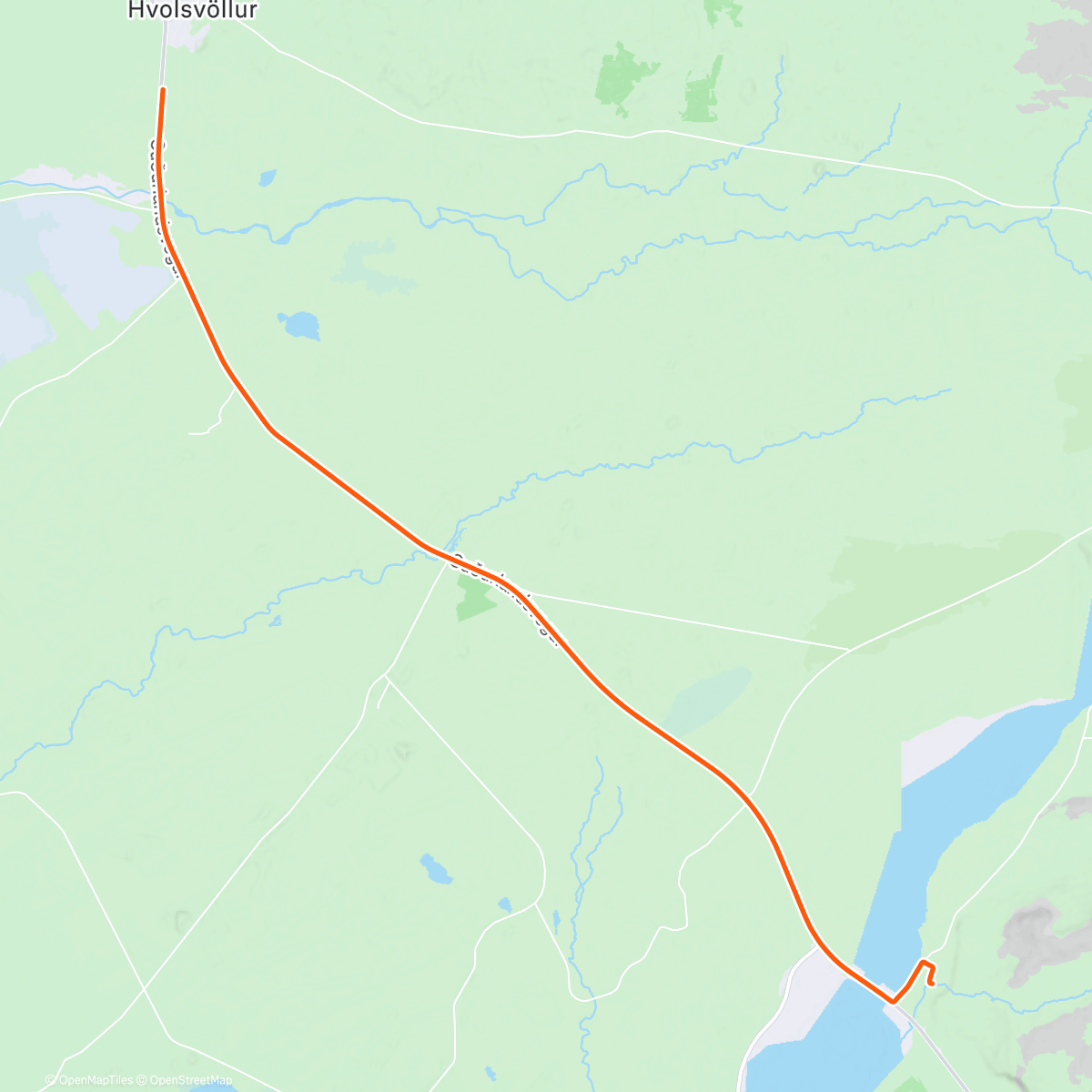 Карта физической активности (ROUVY - Group Ride: [1.5-2.5W] GWA Iceland | Seljalands Falls)