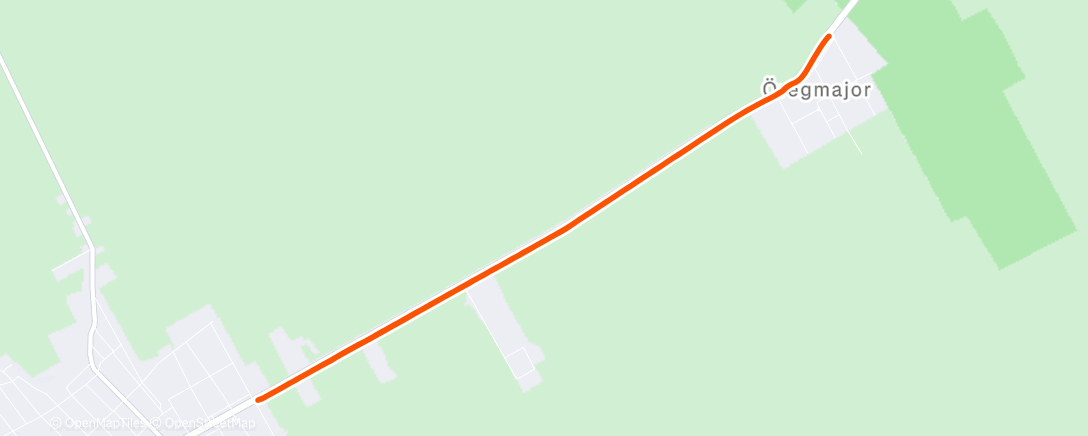 Map of the activity, Morning Run