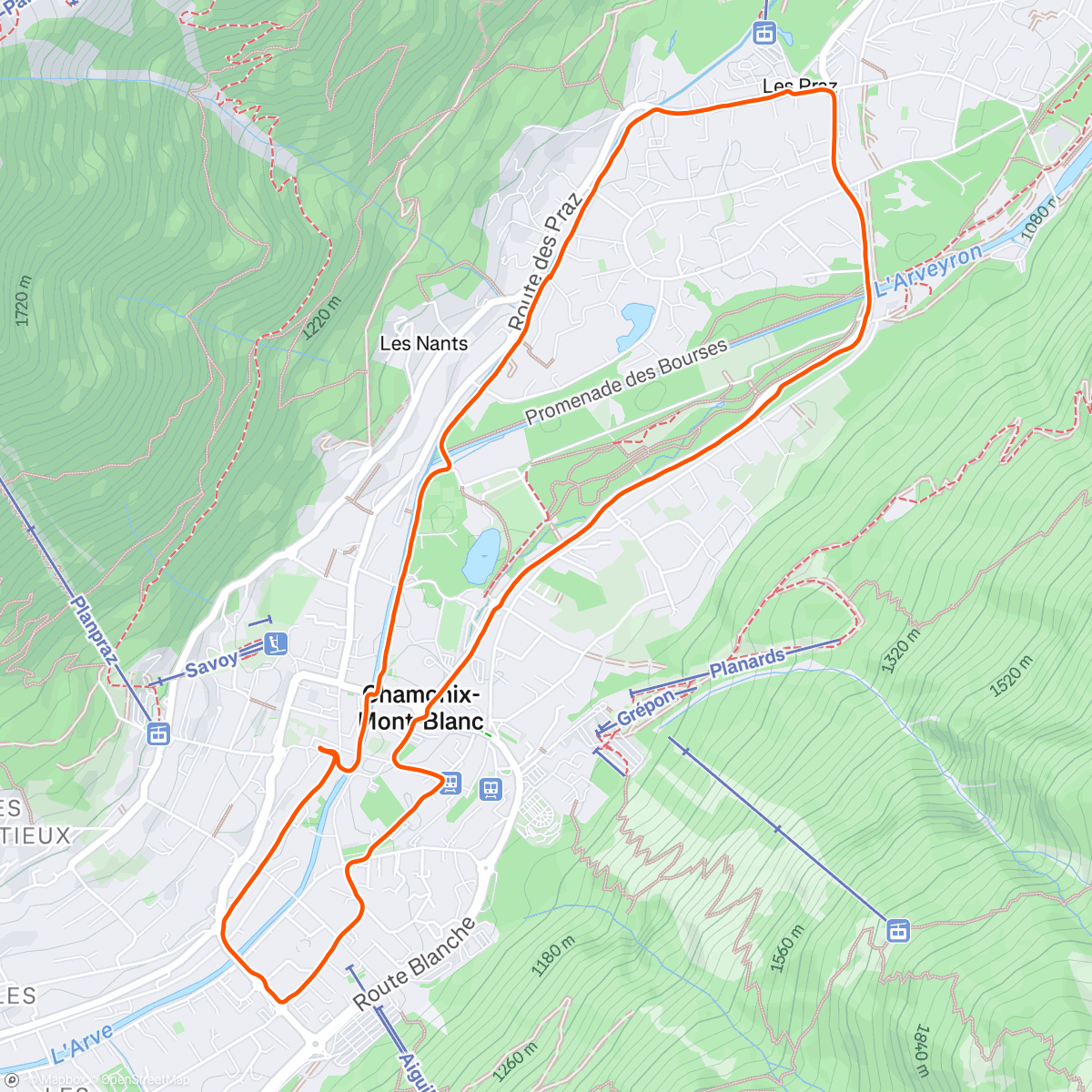 Map of the activity, she’s made for the streets