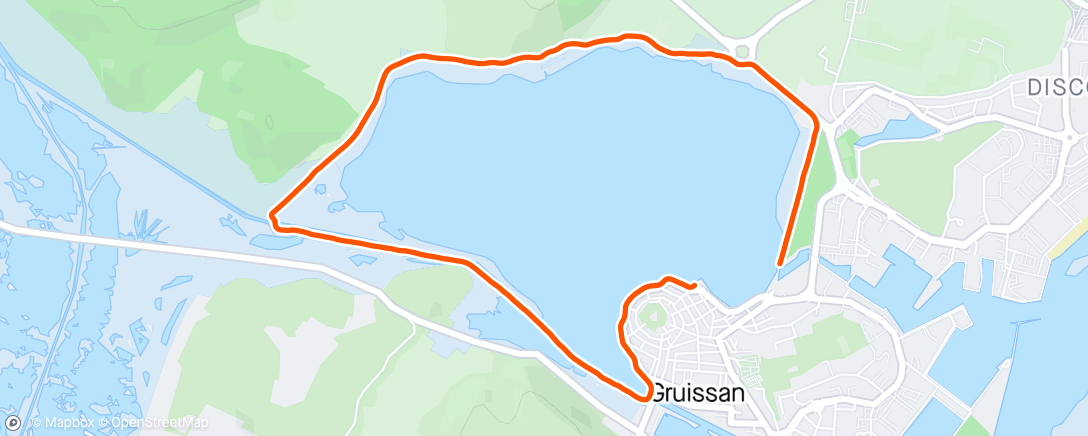 Map of the activity, Gruissan