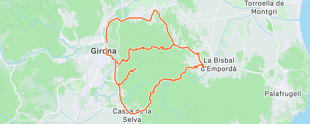 Carte de l'activité Morning Ride