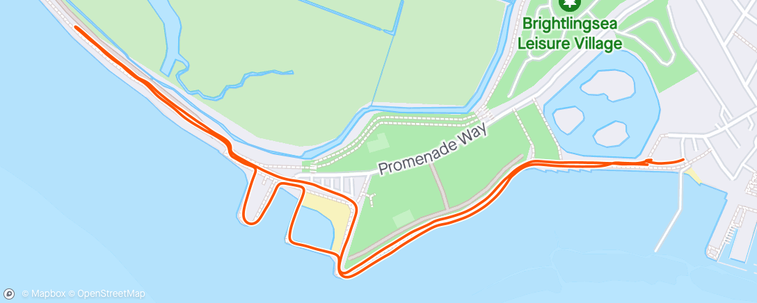 Mapa da atividade, First run since Feb! Felt VERY ploddy so fairly happy with the time, considering. Lovely morning… water’s still & a barge moored up 😊