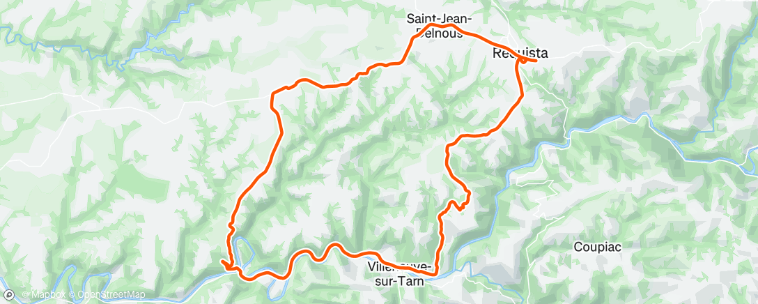 Carte de l'activité