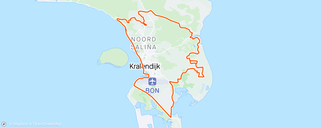 Mapa da atividade, Morning Ride