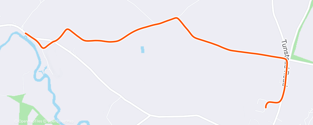 Map of the activity, Afternoon Walk