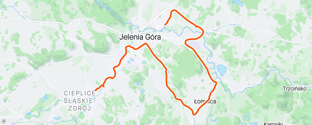 Map of the activity, Śniegowo 😭