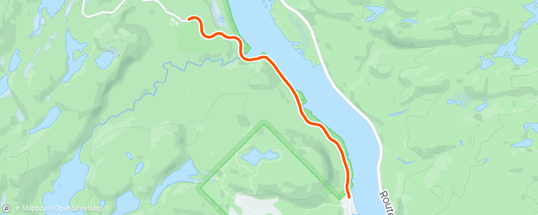 Map of the activity, Afternoon Ride