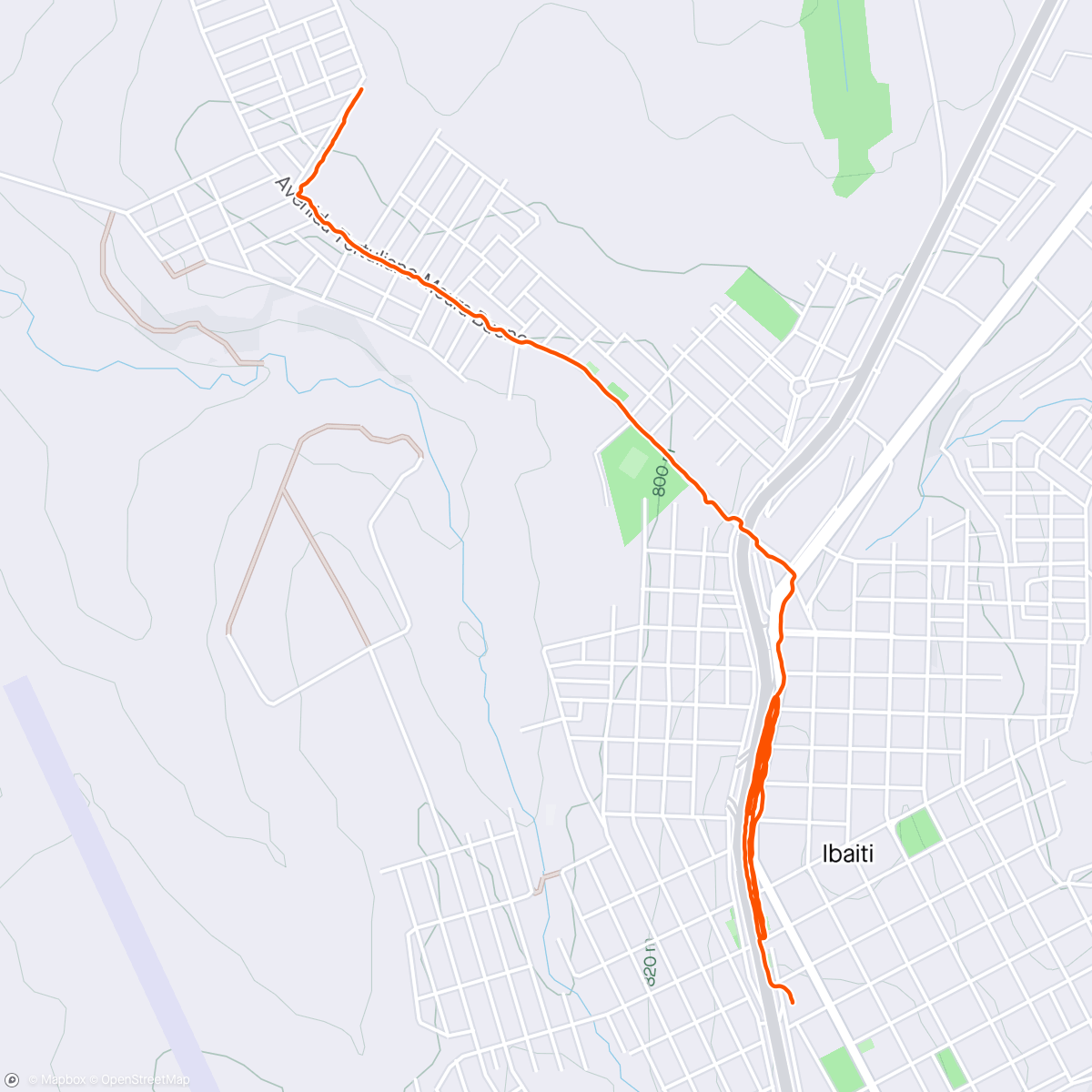 Map of the activity, 43/200