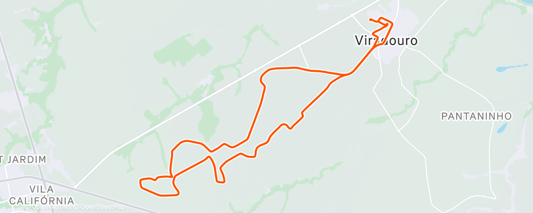 Map of the activity, 24/12/25 - Passeio de véspera!