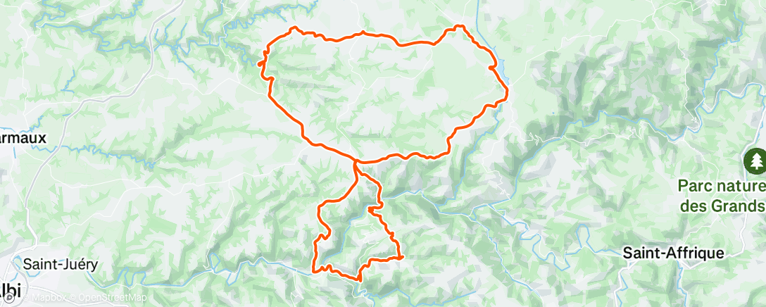 Carte de l'activité