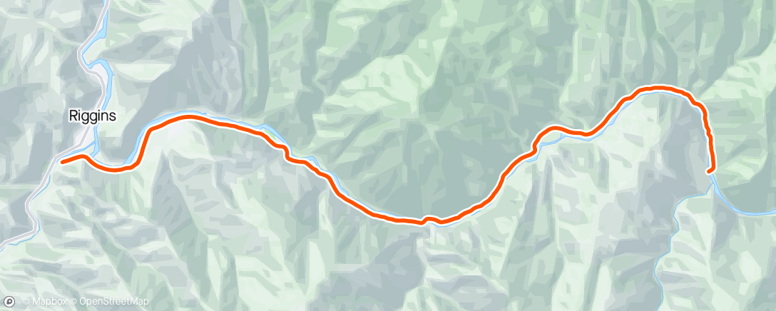 Map of the activity, FulGaz - Salmon River Part 1 - Road