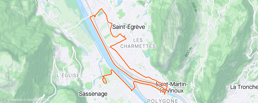 Map of the activity, Sortie pique-nique