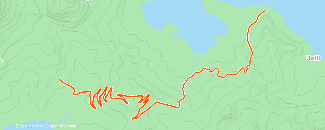 Map of the activity, Zwift - 1c - Strefa 2 - Wytrzymałość tlenowa