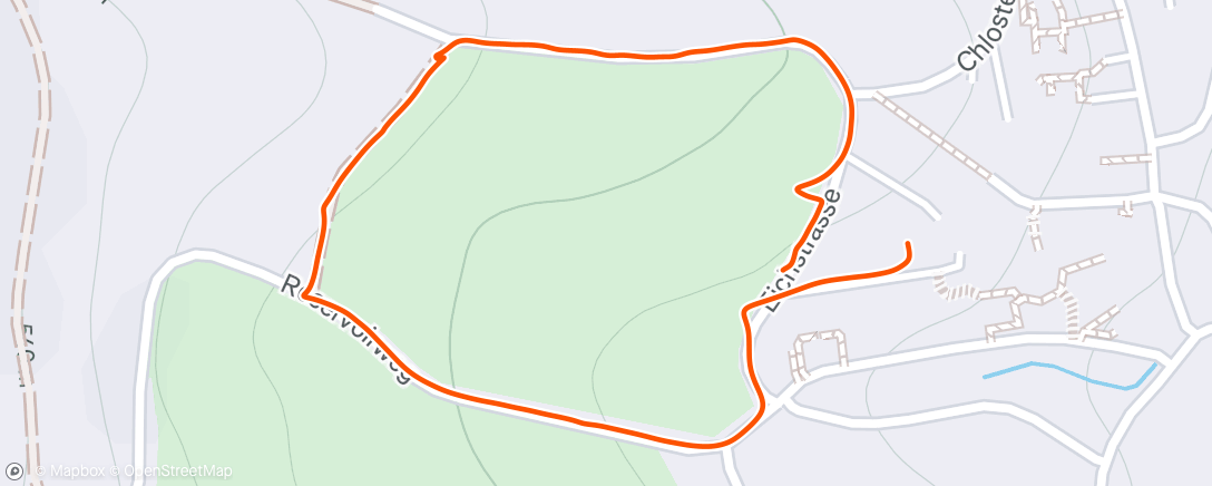 Map of the activity, Wanderung am Nachmittag
