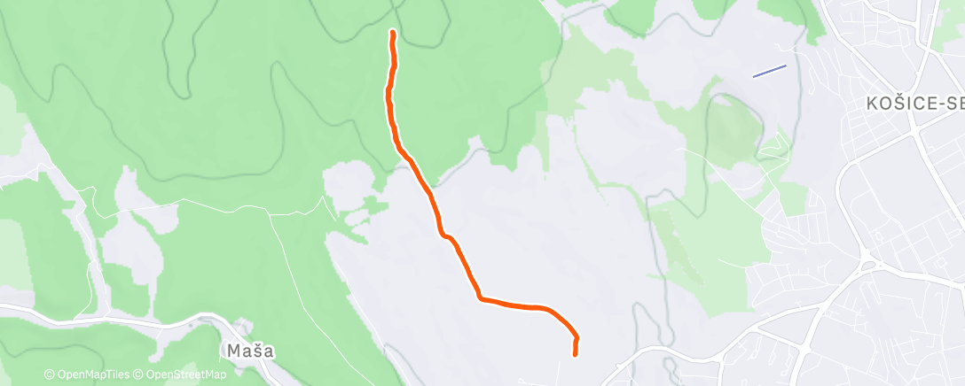 Map of the activity, NEONKA TRAIL RUN