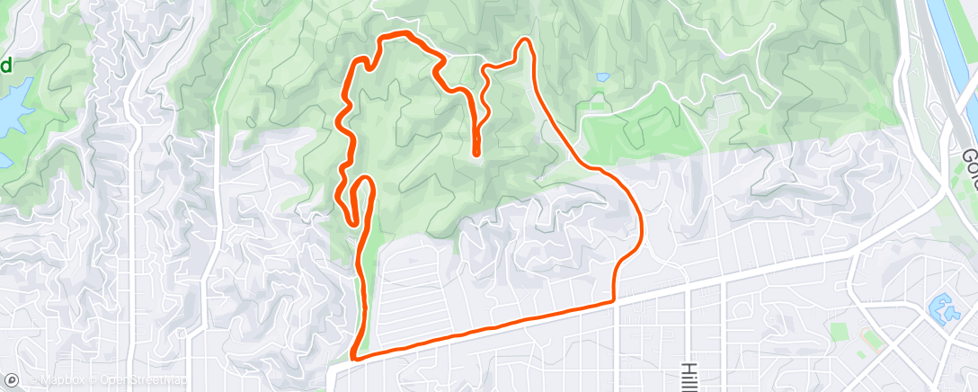 Map of the activity, Los Fernmont 10 Miler (2 summits)