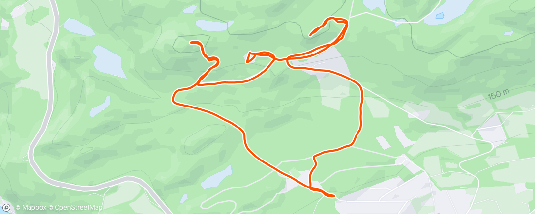 Map of the activity, Side trail exploration