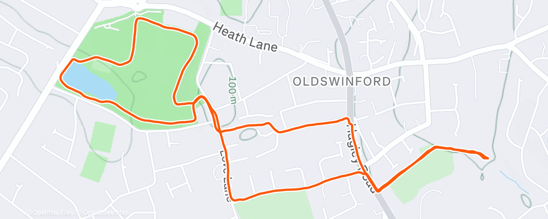 活动地图，Afternoon Run