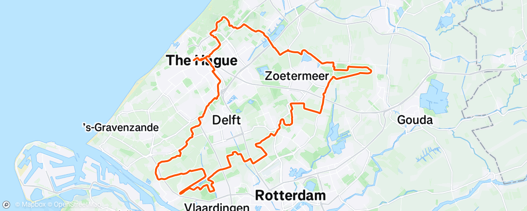 Map of the activity, ⛅️ Ochtendrit met Lola: Lekker snel met duizenden bochten en een lege tank bij de finish #koffietijd