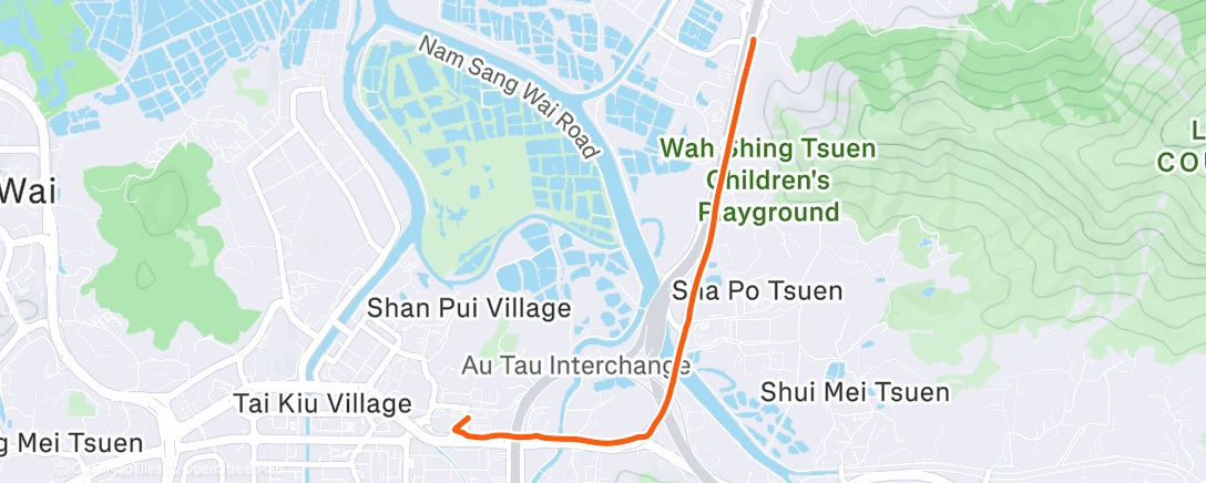 Map of the activity, 午後騎行