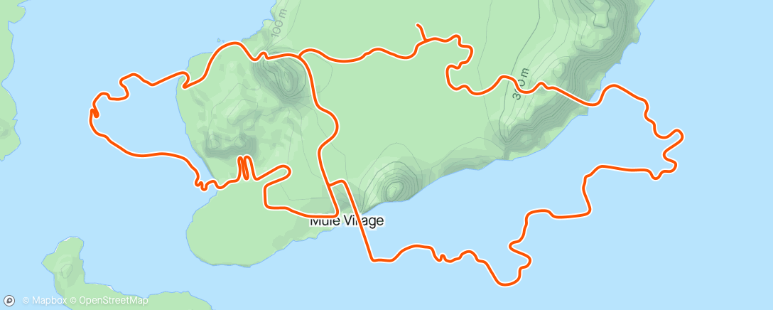 Map of the activity, Zwift - Group Workout: Long - Cadence and Cruise  on Big Flat 8 in Watopia