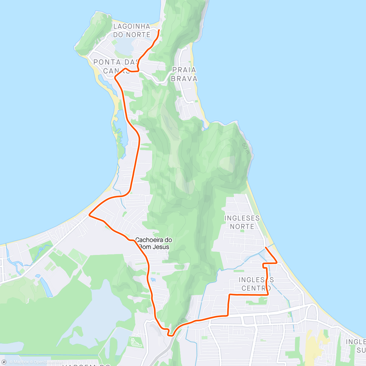 Map of the activity, Equipe Biker Loreto'S em treino número de 124/2024
