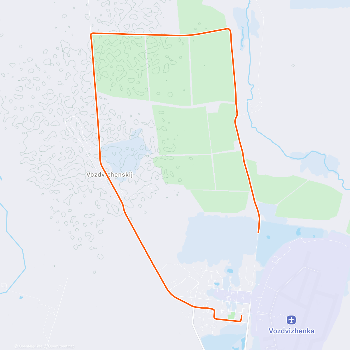 Карта физической активности (4500km/2025Year ✅️)