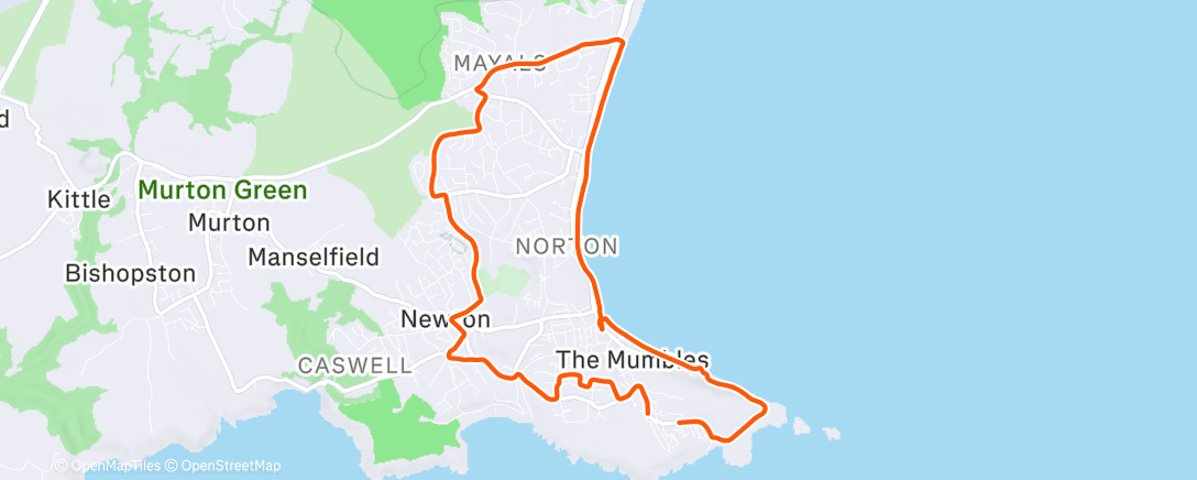 Map of the activity, Bovril