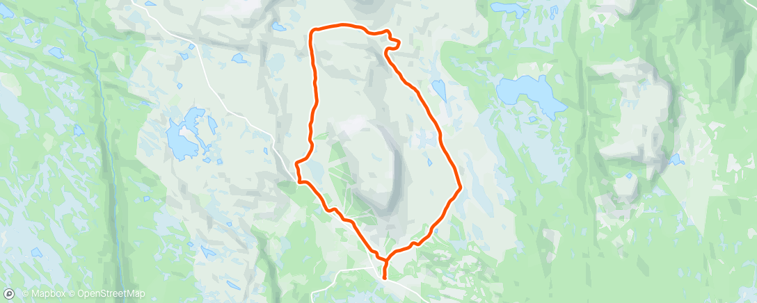 Map of the activity, Skeikampen rundt