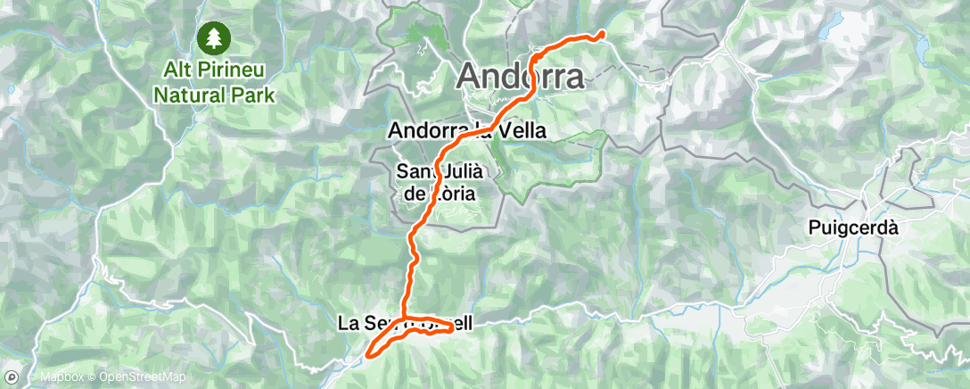 Map of the activity, Morning Ride