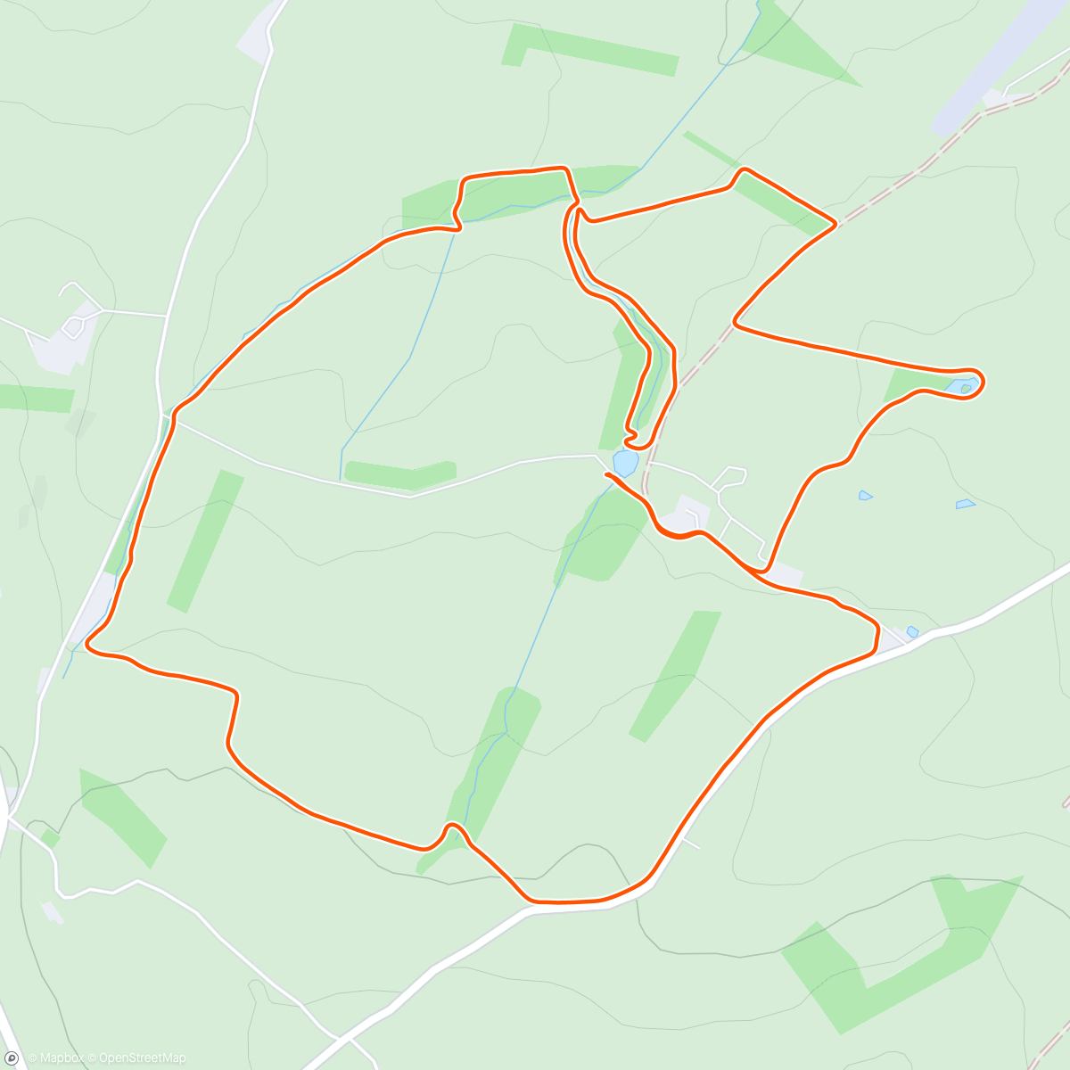 Map of the activity, Treworgan XC