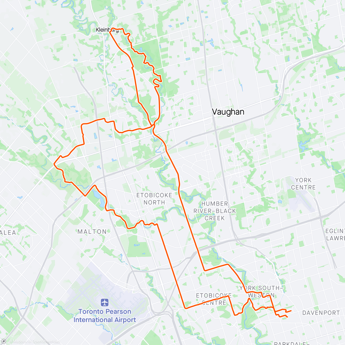 Map of the activity, Difficult Mixed Breakaway Specialist Ride
