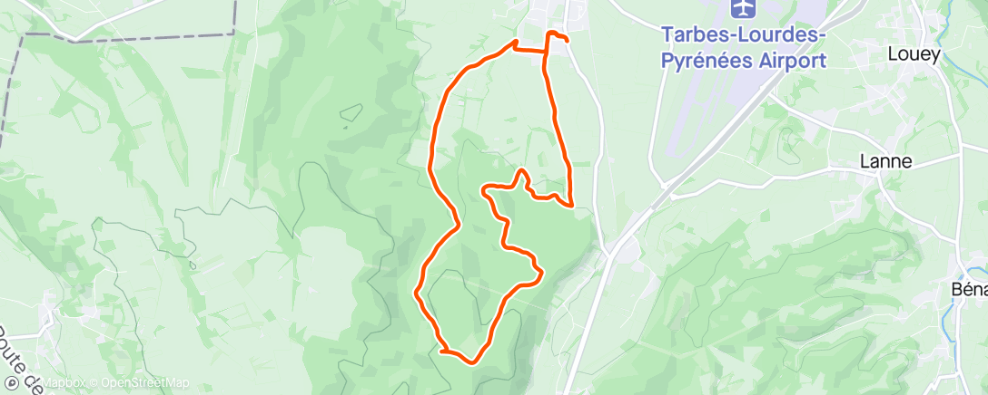 Map of the activity, Footing pré renfo