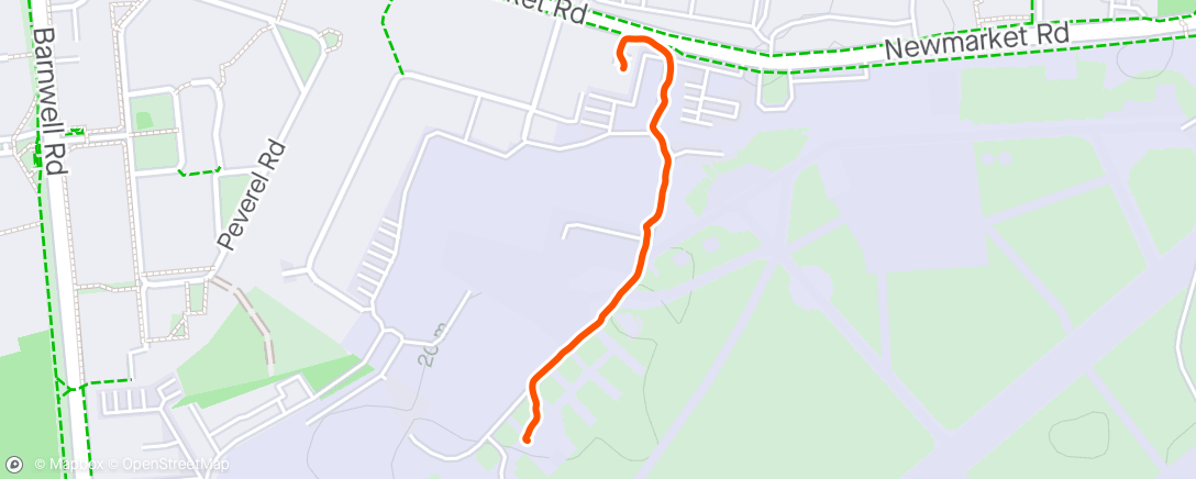 Mapa da atividade, Cambridge Airport Hike: 1st Commute to work 🤣🤣