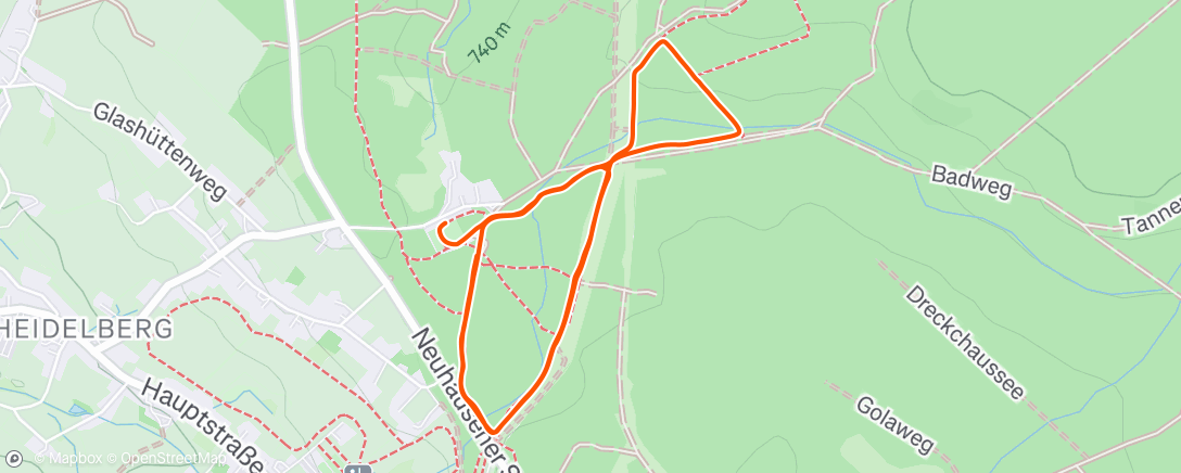 Map of the activity, Start in die  Langlaufsaison 2025 ⛷️⛷️