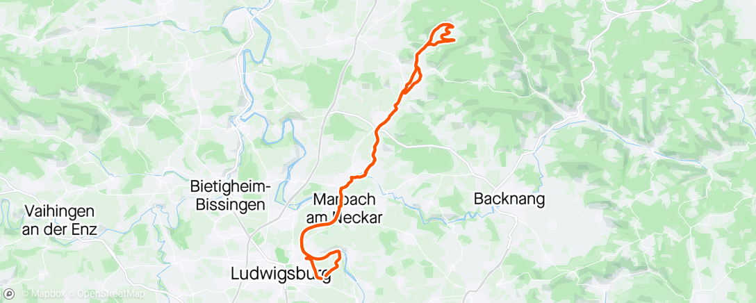 Mapa de la actividad, Fahrt+Schwätzle am Morgen