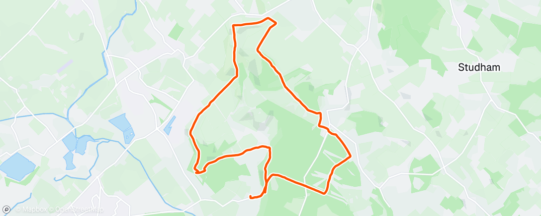 Map of the activity, Leading the CTR Sunday service