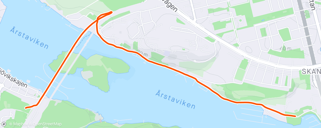 Map of the activity, Transportlöp
