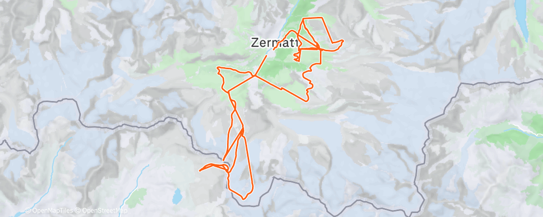 Map of the activity, Skitag in Zermatt