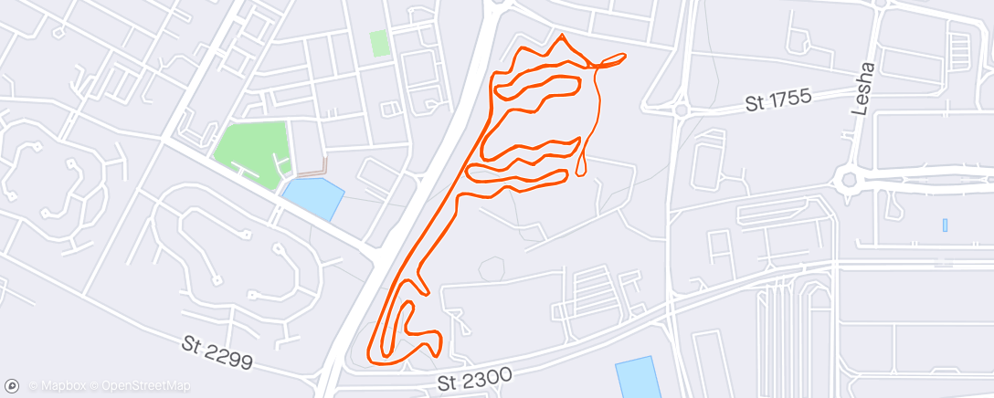 Map of the activity, Morning Ride ☀