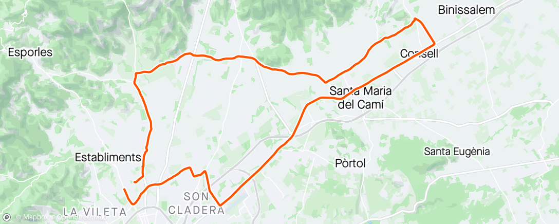 Map of the activity, 🚴‍♂️🔋