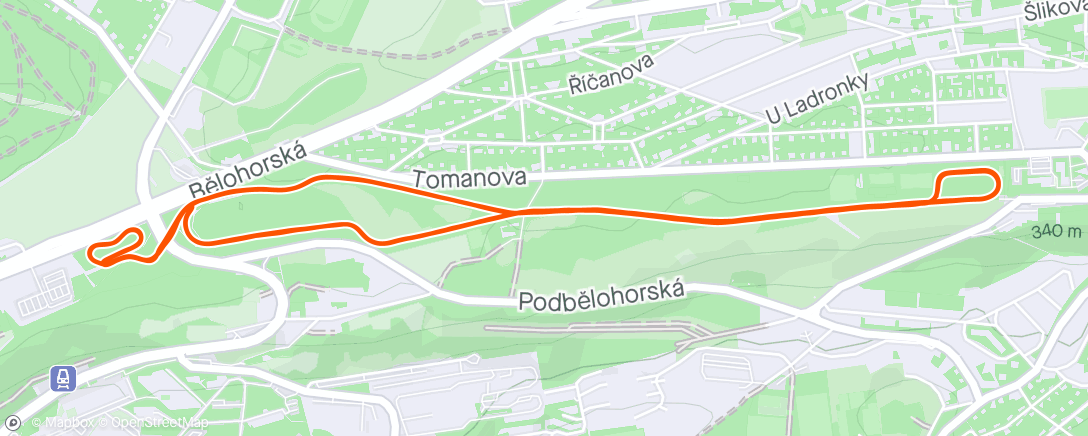 Mapa da atividade, Morning Nordic Ski