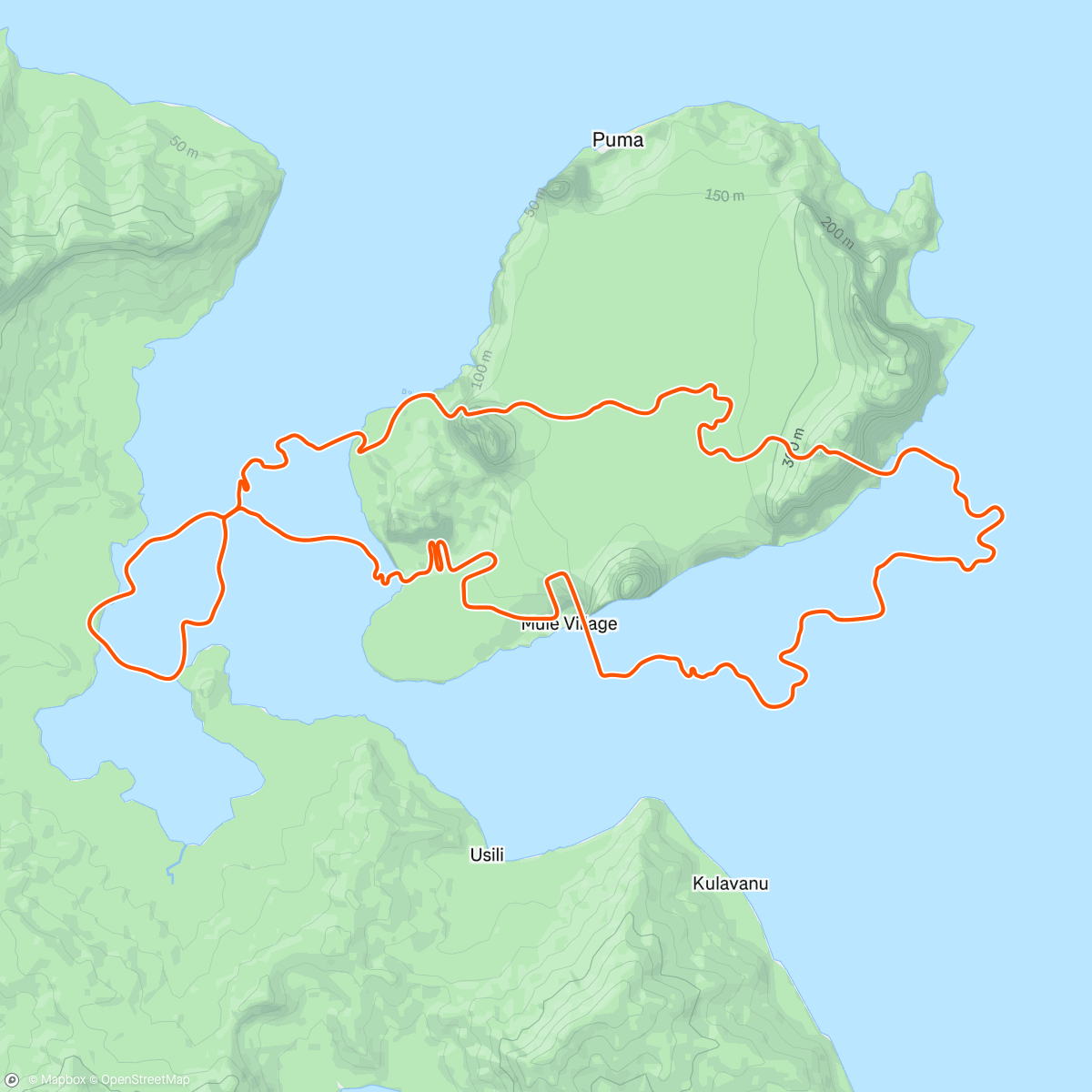 Map of the activity, Zwift - Group Ride: JETT Endurance Ride 100km 2.5~3.3w/kg (B) on Waisted 8 in Watopia