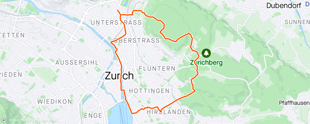 Map of the activity, Züriberg-See easy - Comeback vom Frühling 😀