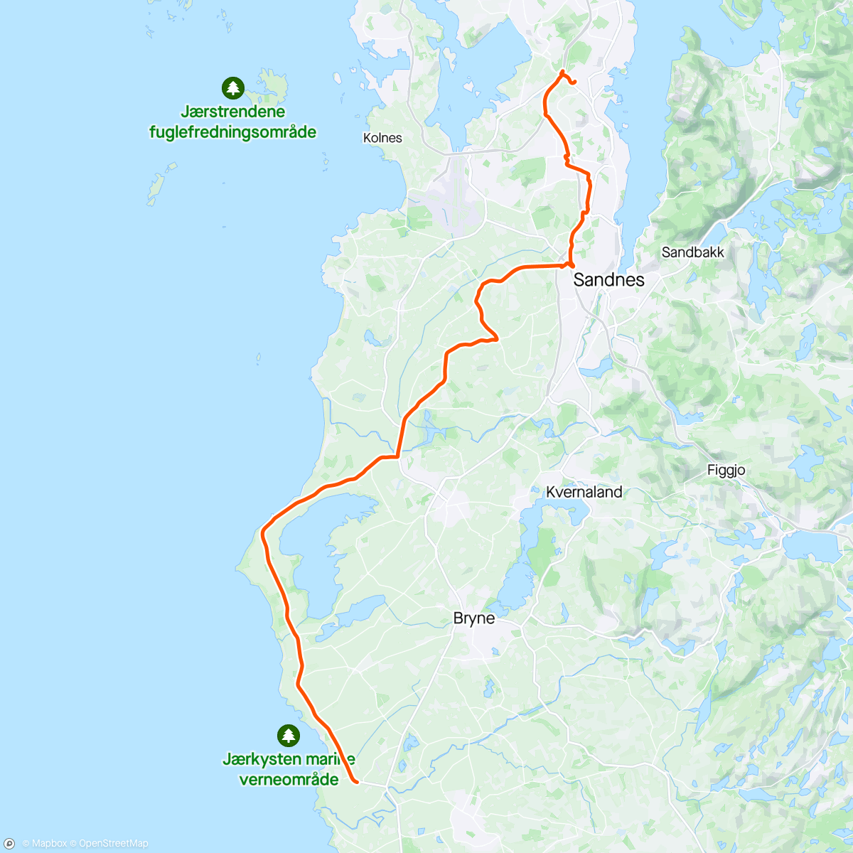 Map of the activity, Idoform Ride
