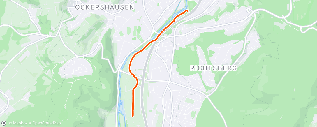 アクティビティ「Lauf am Mittag」の地図