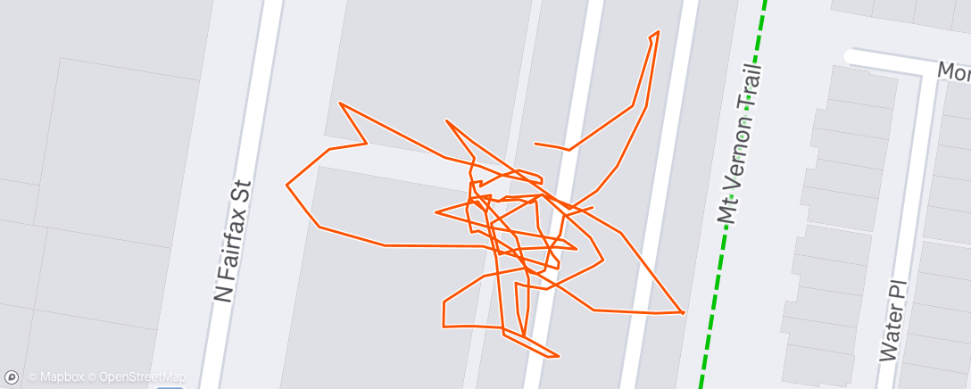 Map of the activity, Lunch Hike